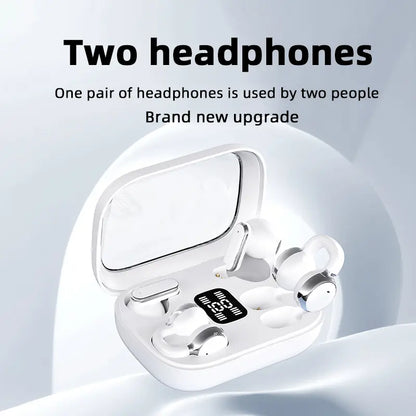 Wireless Bluetooth in Ear or Ear Clip Earphones Dual Bluetooth Earphones Sports Music Earphones
