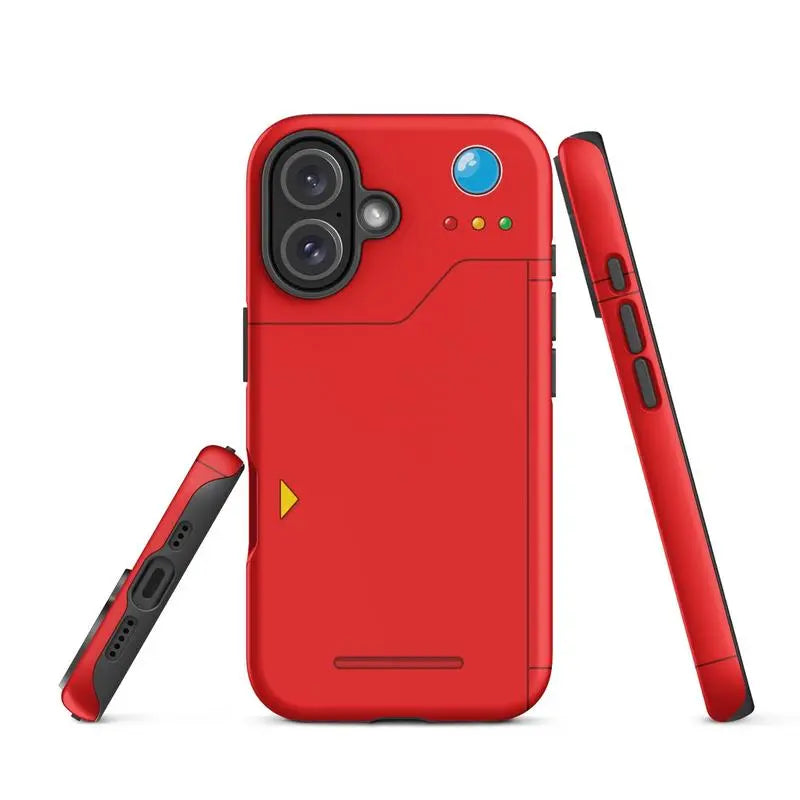 Ash Retro Monster Index Style Phone Case Red Edition Suitable for Iphone 17/16/15/14/13/12/11 Pro Max/Plus and Samsung Galaxy S23FE/22/23/24/25